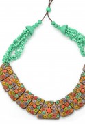 Multicolor Ceramic Necklace